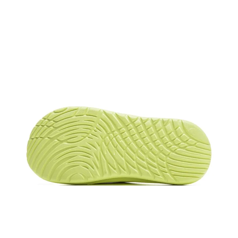 LiNing Slip Resistant Abrasion Resistant Flip Flops Unisex Yellow-5
