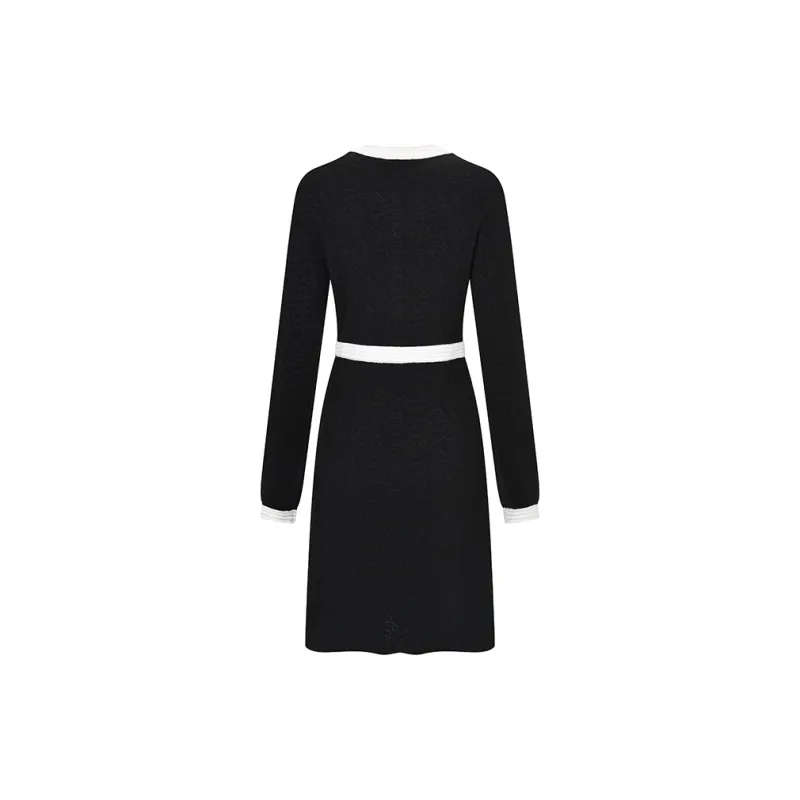 RARE Long Sleeved Dresses Women's Black-1