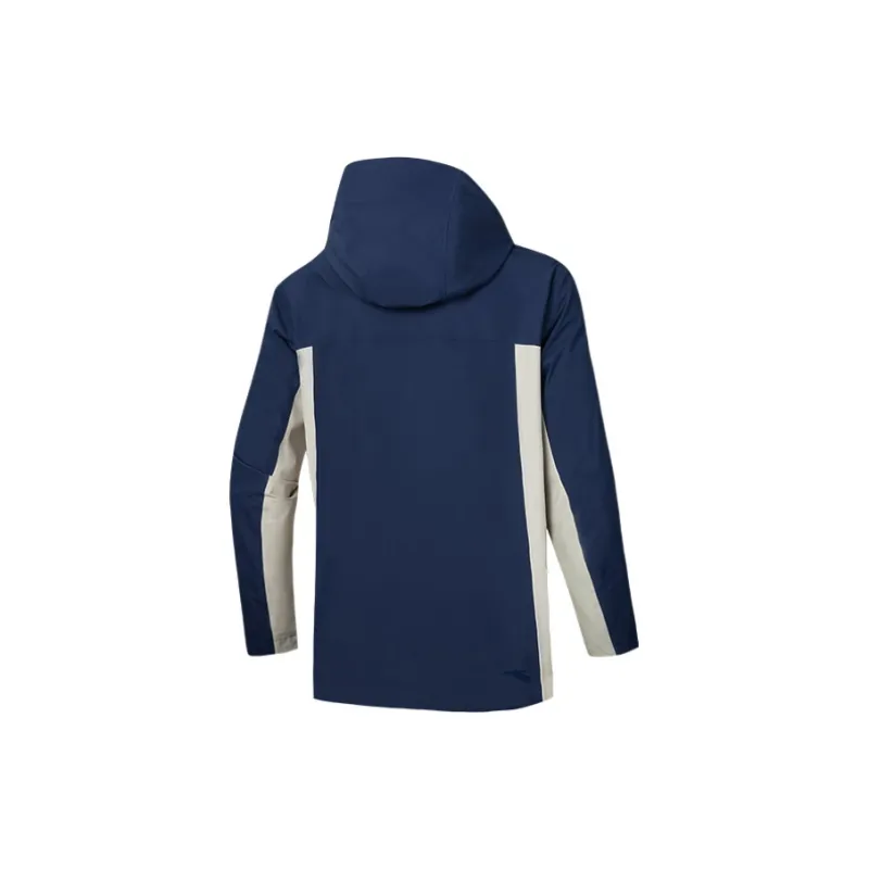 Anta Warm Windbreaker Jacket Men's Blue Gray-1