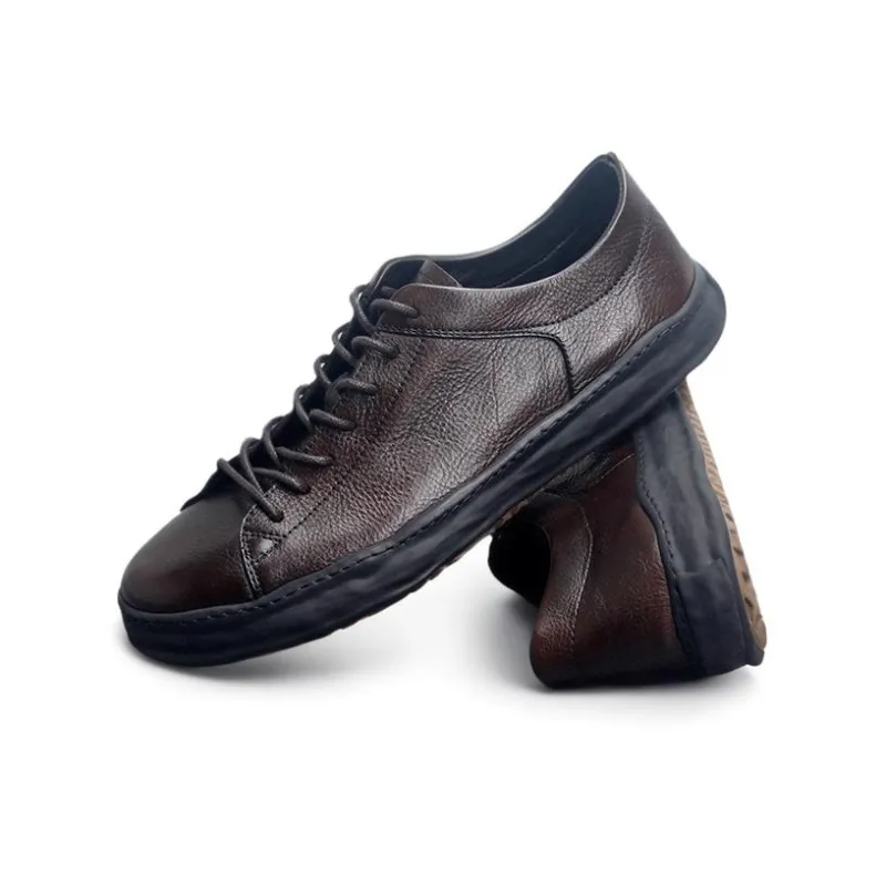 Devanro Wear-Resistant Breathable Water-Resistant Slip-Resistant Low-Top Skateboard Shoes Men's-7