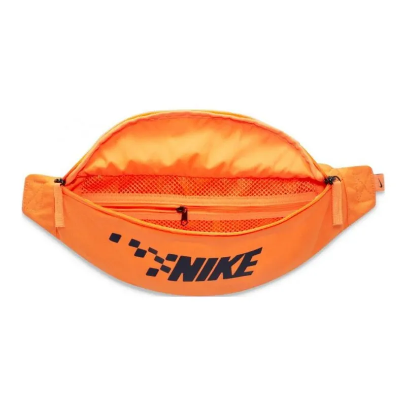 Nike Heritage Polyester Crossbody Fanny Pack Unisex Orange-3