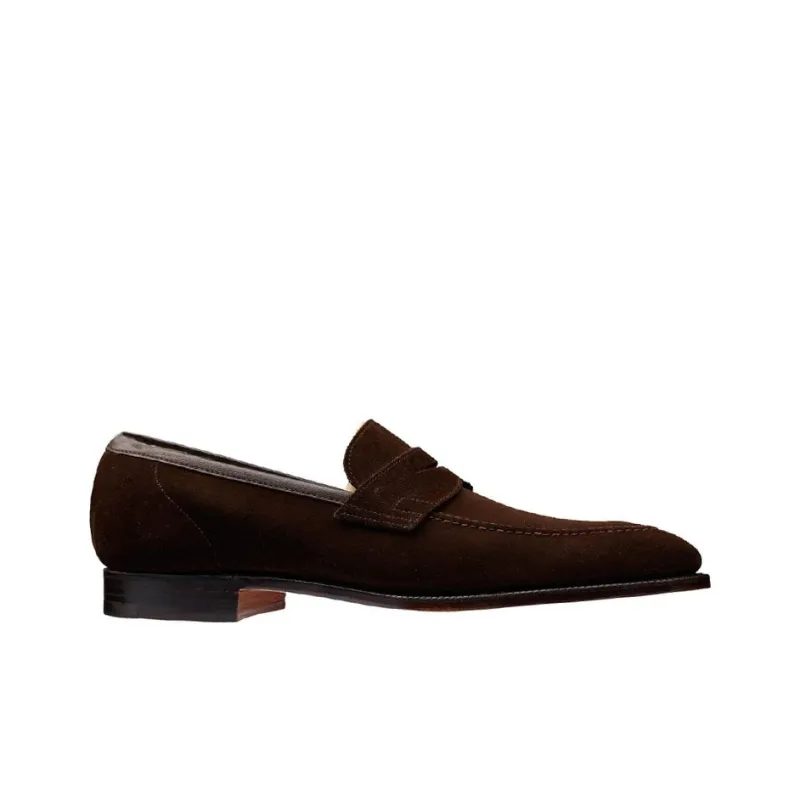 CROCKETT & JONES Teign Loafers Men's Dark Brown-1