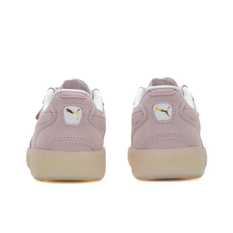 PUMA Palermo Slip-Resistant Lightweight Breathable Low-Top Skateboard Shoes Women's Pink-3