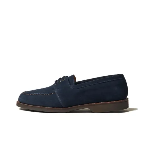 CROCKETT & JONES Falmouth Casual Shoes Men's Dark Blue