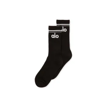 Alo Yoga Knee-High Socks Unisex 1 Pack Black