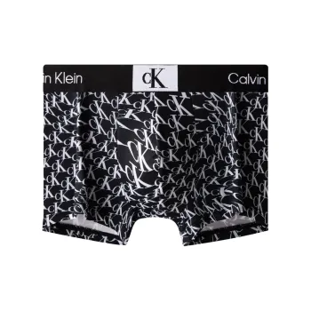 CK/Calvin Klein Boxer Shorts Men's Black Background With White Print