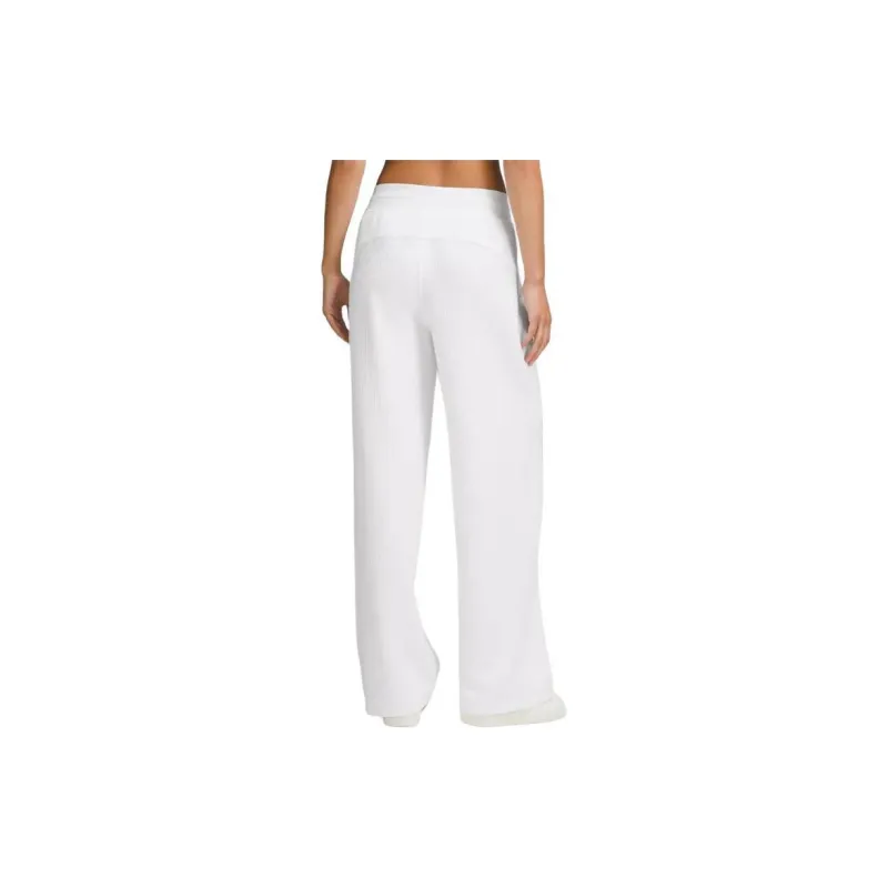 Lululemon TexturedHigh-Rise Wide-Leg Track Pant Regular Casual Pants Women's-4
