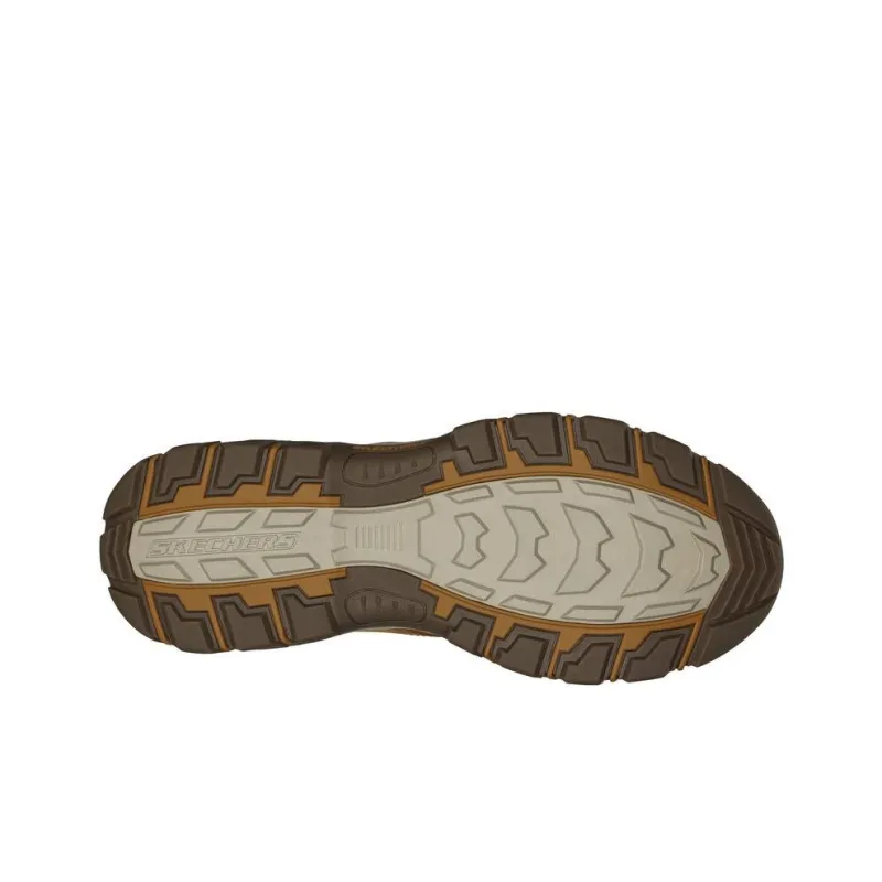 Skechers Relaxed Fit Anti Slip Wear Resistant Low Top Casual Shoes Men's Brown-5