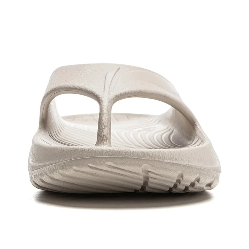 LiNing Abrasion Resistant Slip Resistant Flip Flops Unisex Gray-2