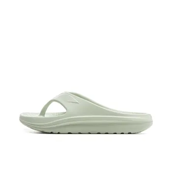 LiNing EVA Abrasion-Resistant Slip-Resistant Flip Flops Unisex Ice Fat Green
