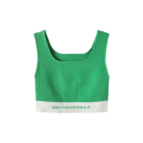 JGGU Tank Tops Women's Obsidian Green