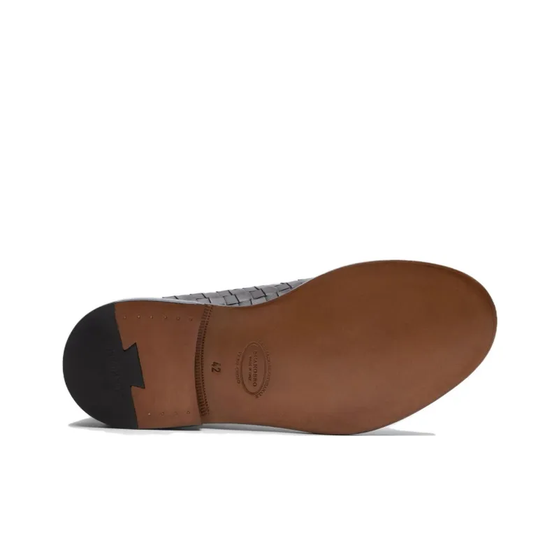 SCAROSSO Harry Round Toe Derby Shoes-4