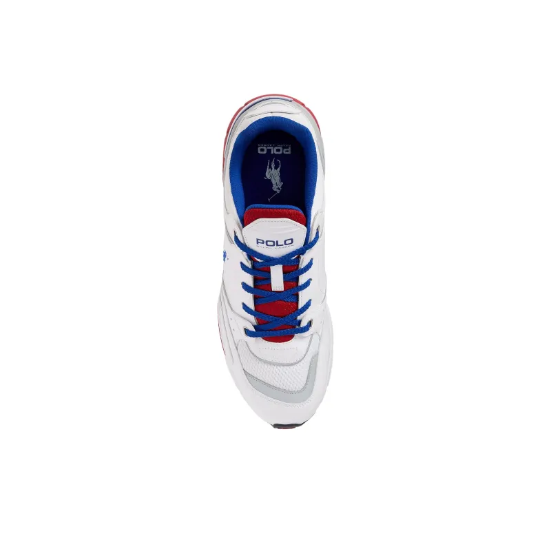 Polo Ralph Lauren Trackster 200 Low Top Casual Shoes Men's White-3