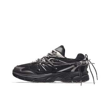 CAMEL Cushioned Wear-Resistant Breathable Low-Top Running Shoes Men's Black