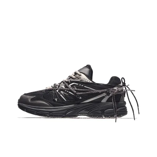 CAMEL Cushioned Wear Resistant Breathable Low Top books Shoes Men's Black