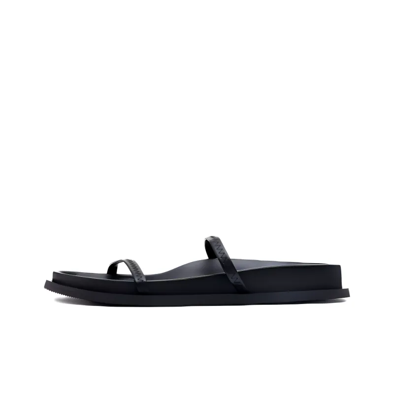 ST. AGNI Slide Slippers Women's Black-0