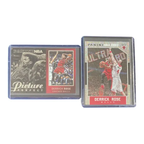 PANINI 2015 Panini Bulls Derrick Rose Tech+Refringence Card Pass Through Sports Cards 2 Pcs