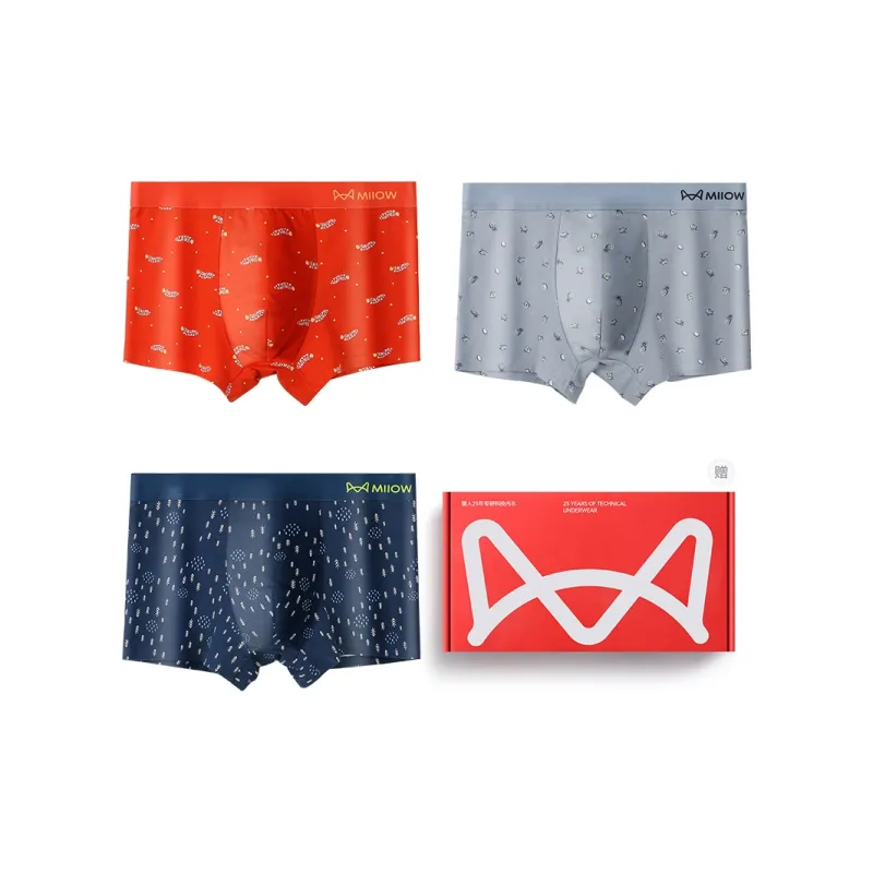 MIIOW Underpants Men's Box 3 Pack-4