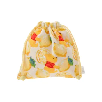 Disney Cotton Drawstring Bag Wallet Unisex Lemon