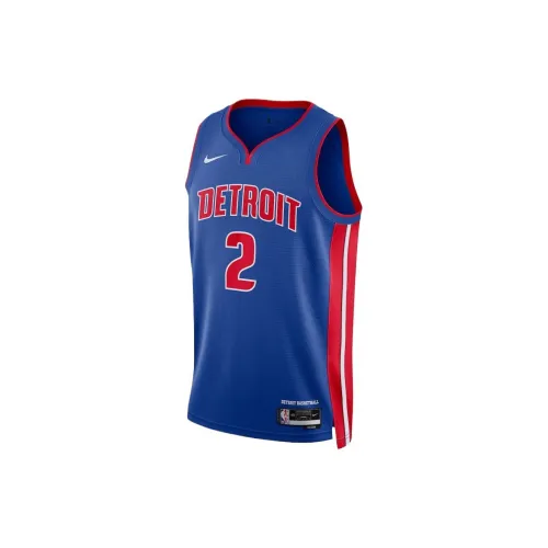 NBA Detroit Pistons Basketball Jerseys Unisex Blue