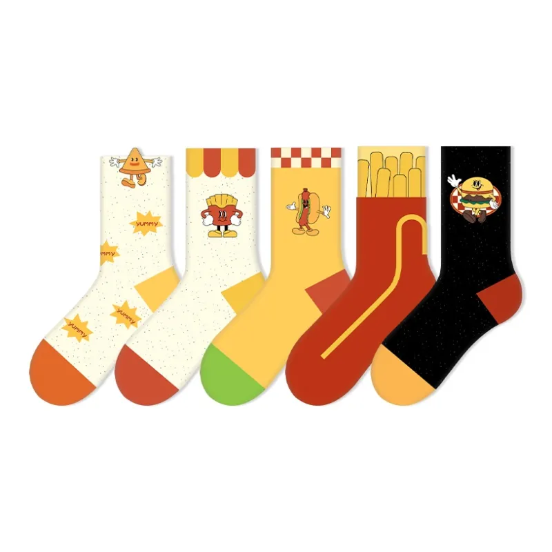 COTTON CHEESE Mid Calf Socks Women's-9