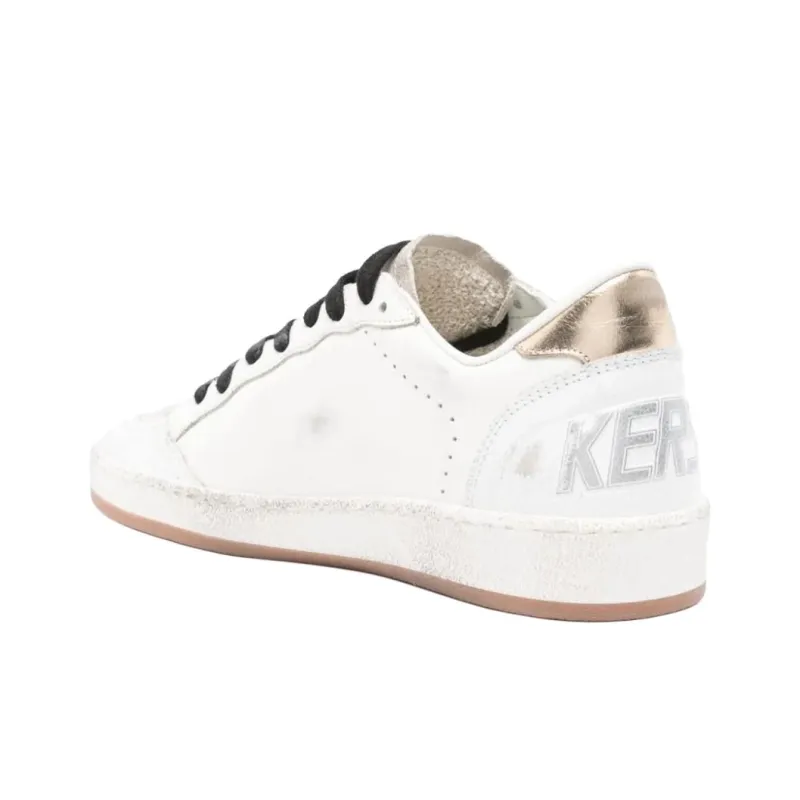 Golden Goose Ball Star Low Top Skateboard Shoes Women's White-3