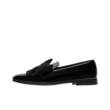 MANOLO BLAHNIK Janser Loafers Men's Black