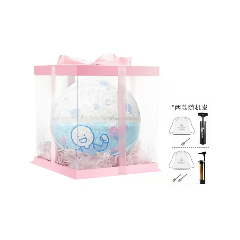 Kuangmi x XIAOLANTONGXUE PU Basketball Blue White Size 7 Ball Training Unisex-7