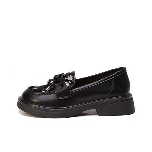 Bull charm Loafers Women's