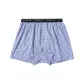 1 Pack (Blue) 100% cotton Breathable/High-Rebound English Belt/Hidden Fly