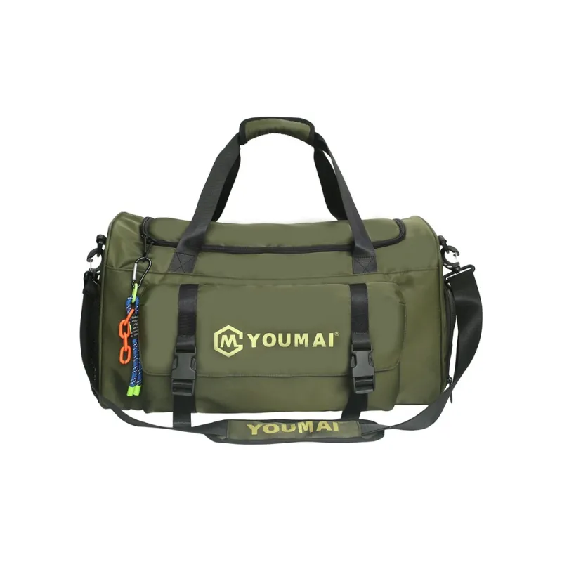 Alcohol Dragon Nylon One Shoulder Crossbody Travel Bag Regular Unisex Black/Turquoise/Yellow/Pink/Army Green/Khaki-1