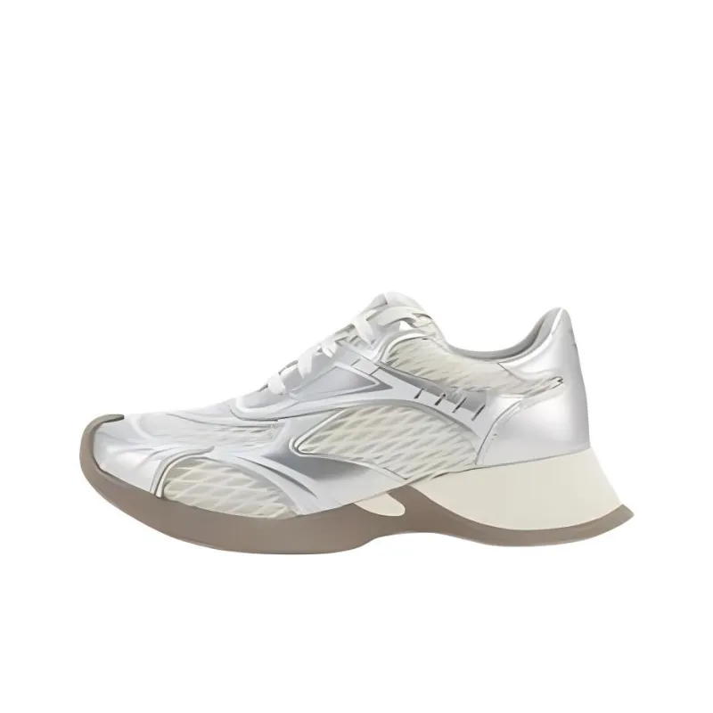 Teenie Weenie Breathable Low Top Casual Shoes Women's Beige Silver-0