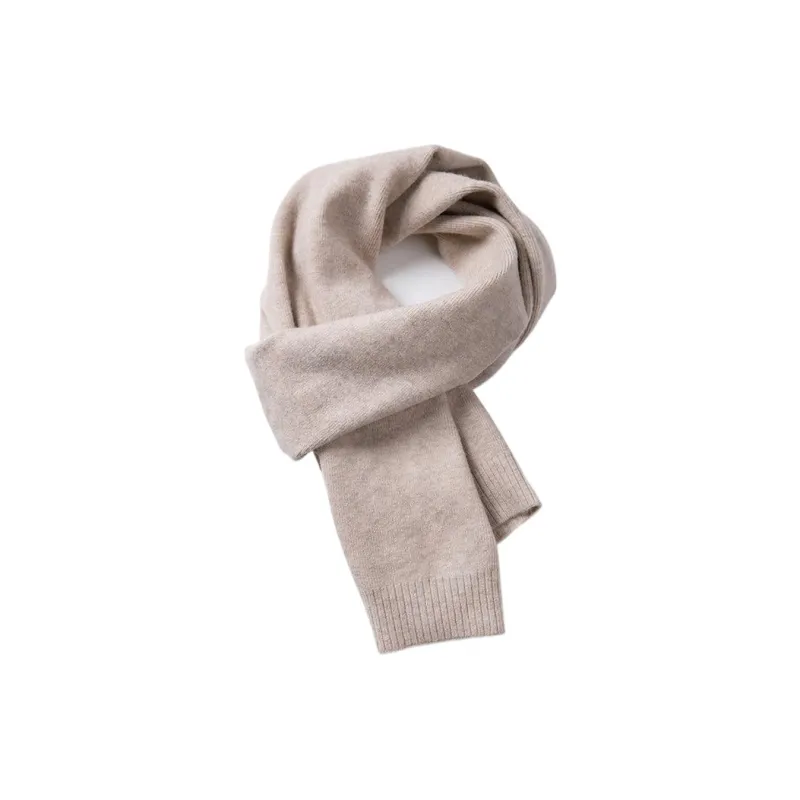DZP Acrylic Knit Scarves Unisex Multicolor-1