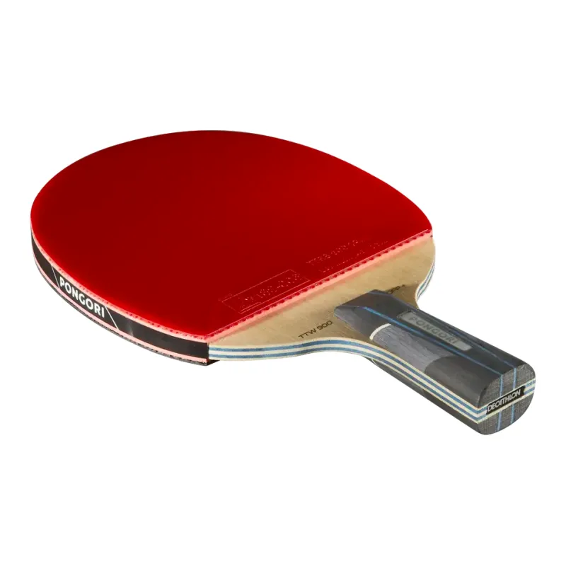 DECATHLON Ping Pong Paddles Unisex Penhold Grip+Shuttlecock Racket Cover-2