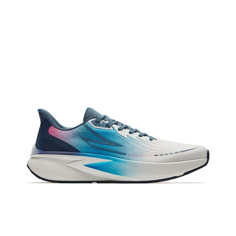 Anta Cushioning Wear-Resistant Low-Top Running Shoes Men's Blue White-1