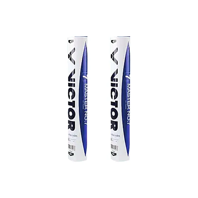 VICTOR Master Collection MS7 Goose Feather Shuttlecock 12 Pack Goose Feather Training Shuttlecocks-4