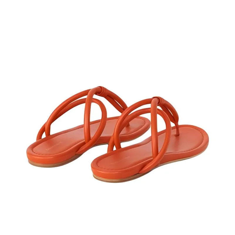 Fabiana Filippi Abrasion-Resistant Flip Flops Women's Red-3