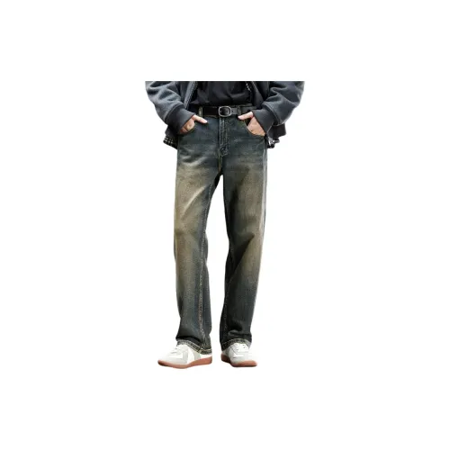 Dme Jeans Men Familiar Pu-Erh Blue