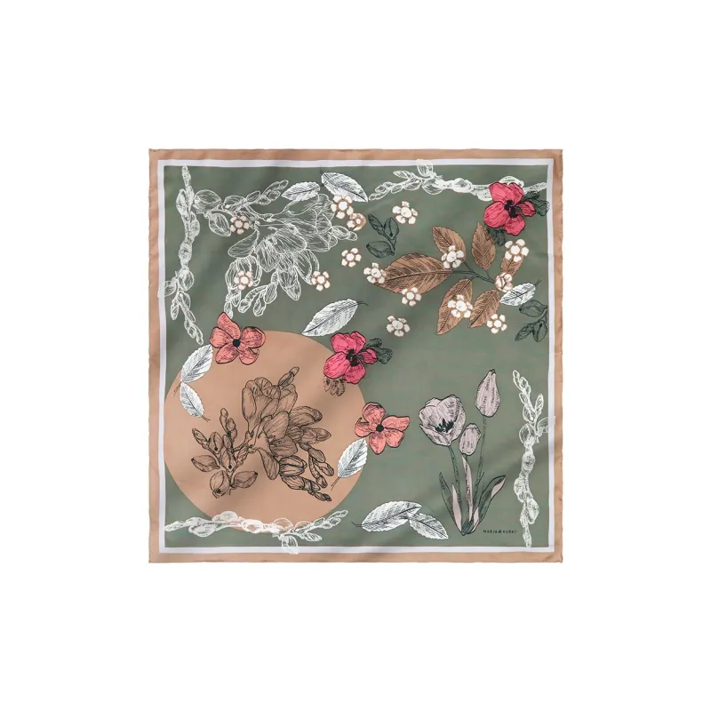 MARJAKURKI Silk Scarves Women's-0