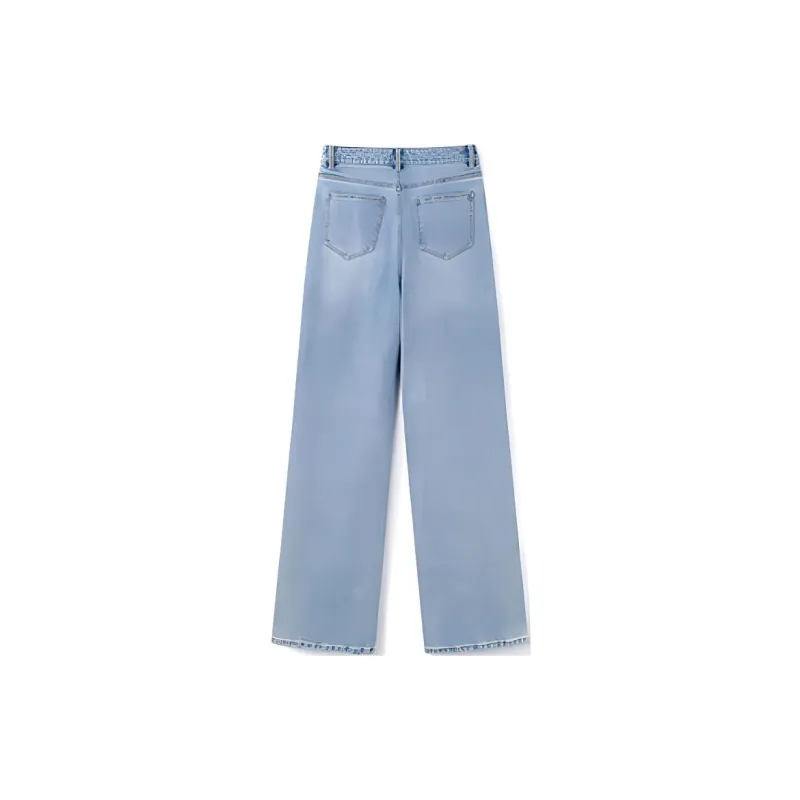 TKY SHOP Jeans Women's Washed Blue-1