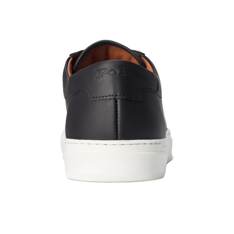 Polo Ralph Lauren Jermain Low-Top Skateboard Shoes Men's Black-4