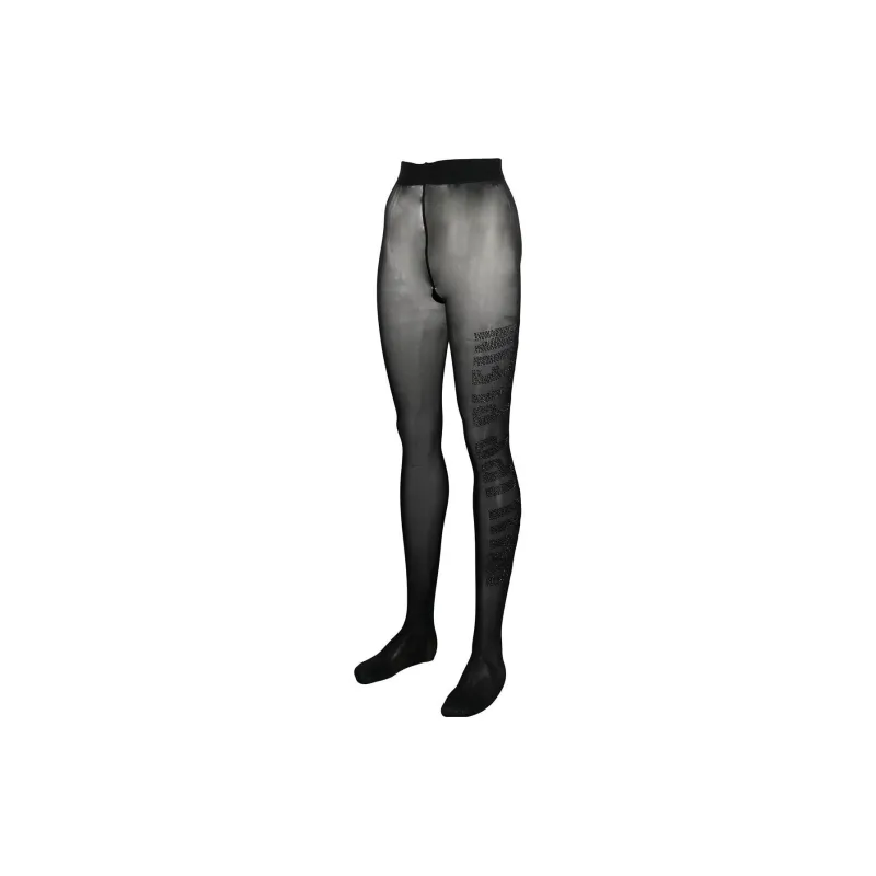 PHILIPP PLEIN Logo Gem embellished Tights-2