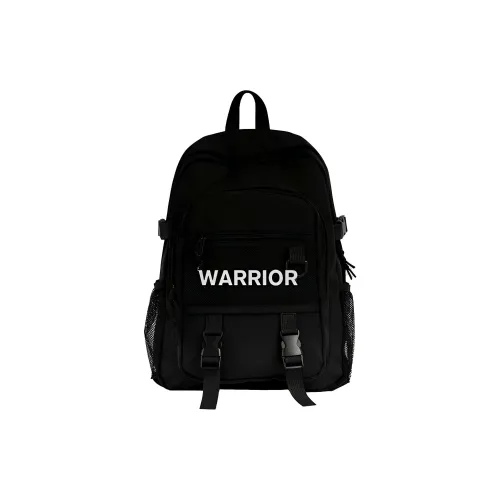 Warrior Nylon Backpack Unisex Black
