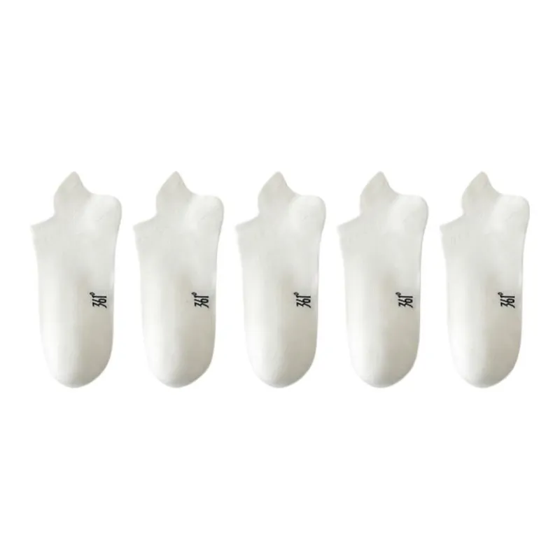 361° Ankle Socks Men's 5 Pack White-0