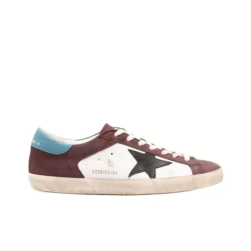 Golden Goose Super Star Low Top Skateboard Shoes Men's Red-1