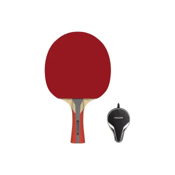 DECATHLON Ping Pong Paddles Unisex Shakehand Grip+Badminton Racket Set