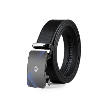 MILLIE'S Young And Middle Aged Business Authentic Automatic Buckle Pants Cow Leather Leather Belts Men's Width  3.5cm
