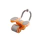 [Upgraded-Vibrant Orange]Chronograph Elbow Support Design-Abdominal Push-Up/Automatic Rebound/Accompanied with Wider Knee Pad