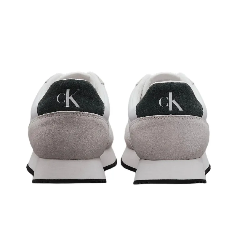 CKJ CALVIN KLEIN JEANS Low Top Casual Shoes Men's White-4