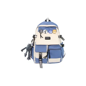 Warrior Nylon Backpack Unisex Black